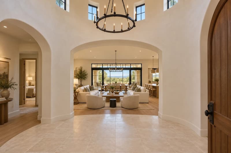 Rendering: Entry rotunda